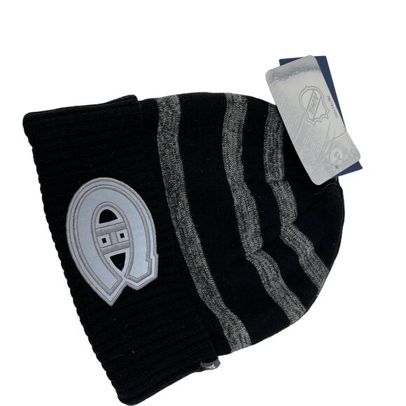 NEW! NHL Fanatics Reflective Sneaker Knit Cap Skull Hat Beanie OSFA - Picture 1 of 4